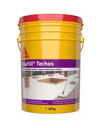Sikafill techos x 20 kg. blanco